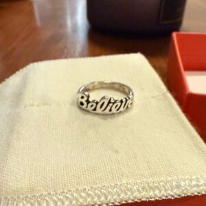James Avery | Believe ring | size 6.5 | retired